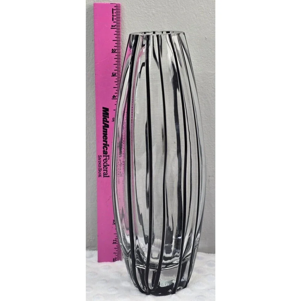 Crate&Barrel black striped